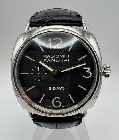 Panerai Radiomir 8 Days PAM190 JLC Movement Black Dial 2006 (Full-Set)