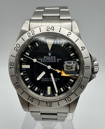 Rolex Explorer II 1655 "Steve McQueen" Tritium Dial 1982 (Full-Set/Serviced)