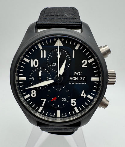 IWC Pilot Chronograph Top Gun IW389101 Black Dial Ceramic 44mm (Full-Set)