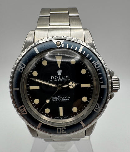 Rolex Submariner No Date 5513 Feet First Faded Blue Insert 1971 (Full-Set/Serviced)