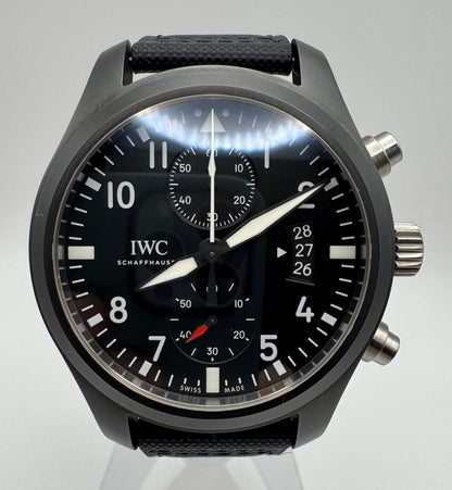 IWC Pilot Chronograph Top Gun Black Ceramic 46 2016 (Full-Set/Mint)