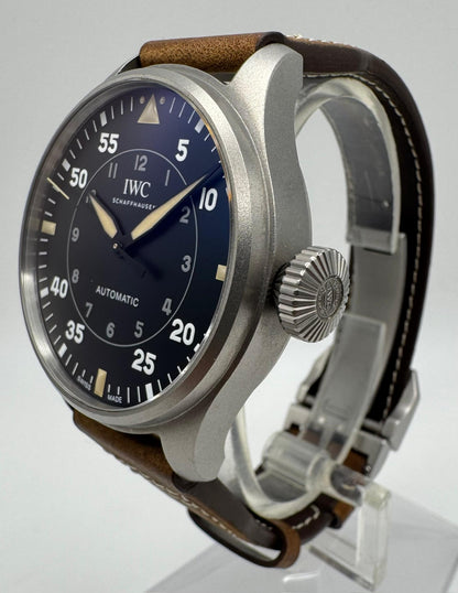 IWC Big Pilot Spitfire 43 Titanium Black Dial 2023 (Full-Set/Mint)