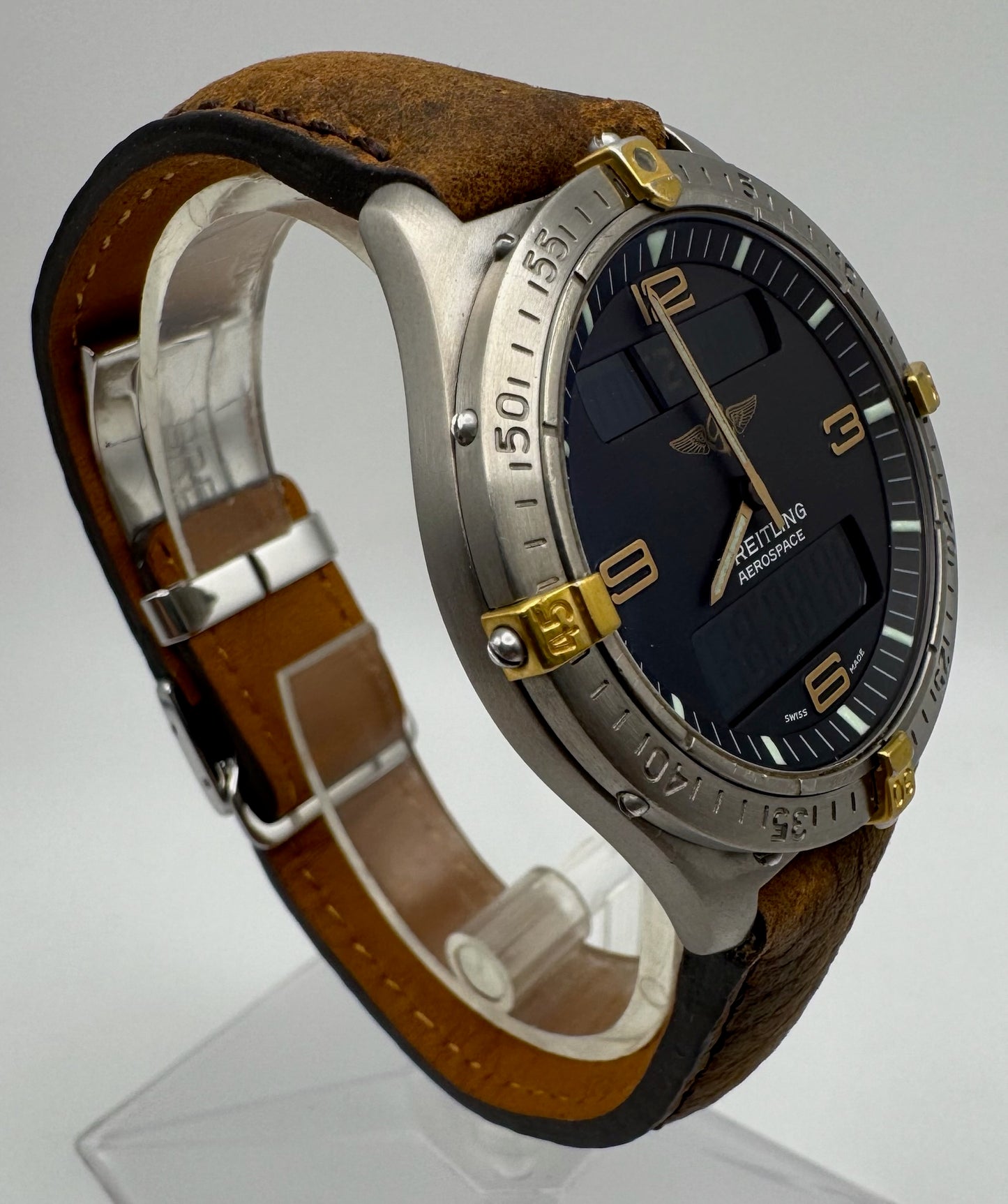 Breitling Aerospace F56062 Titanium 2-Tone Black Dial ~1995