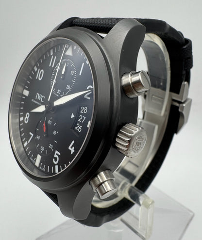 IWC Pilot Chronograph Top Gun Black Ceramic 46 2016 (Full-Set/Mint)