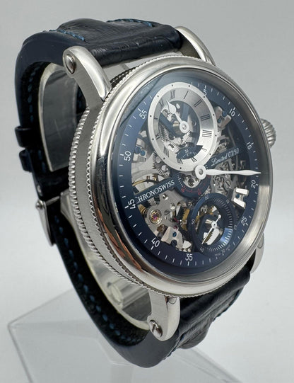 Chronoswiss Régulateur Flying Grand Regulator 44 Steel Manual Skeleton Dial Blue Bridges Ltd 30 Pieces (Unpolished)