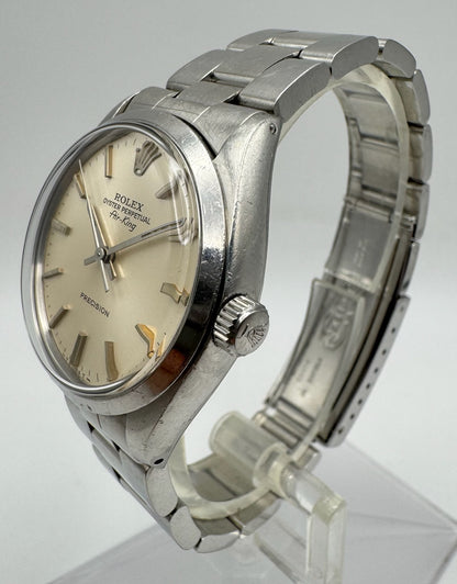 Rolex Air King Silver Dial 1981 (Full-Set/Unpolished/Serviced)