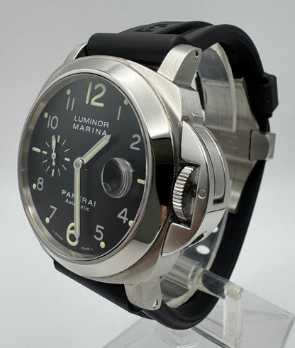 Panerai Luminor Marina Automatic PAM 00164 Black Arabic Dial 2010 (Full-Set/Unpolished)