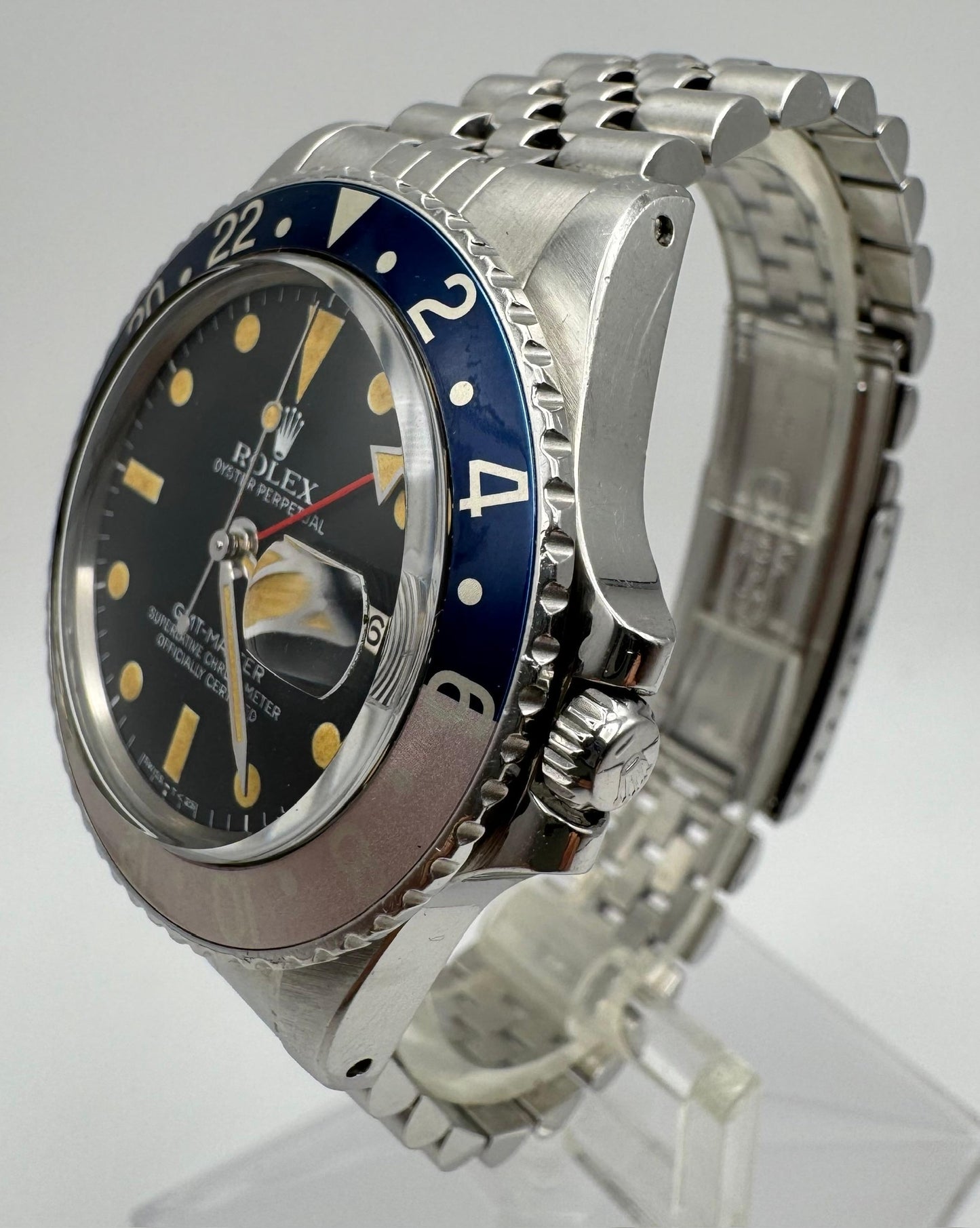 Rolex GMT-Master 1675 MK5 Pumpkin Patina Faded Red Pepsi Insert 1978 (Full-Set/Unpolished)