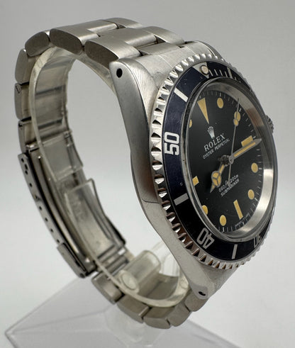 Rolex Submariner 5513 "Feet First" Heavy Patina 1971 (Serviced)