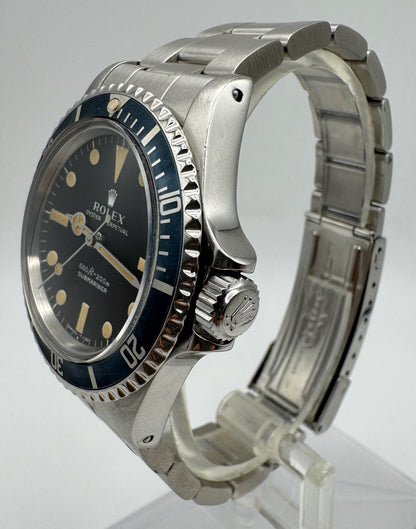 Rolex Submariner (No Date) 5513 Maxi Dial Pumpkin Patina Faded Insert 1979 (Full-Set/Serviced)