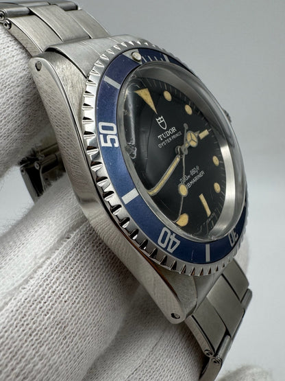 Tudor Submariner 7016/0 Yellow Patina Blue Insert 1968 (Serviced)