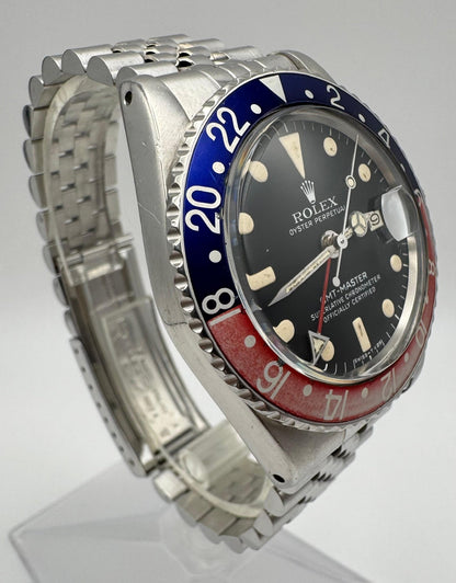Rolex GMT-Master 1675 MK5 Pepsi Jubilee 1978 (Serviced)