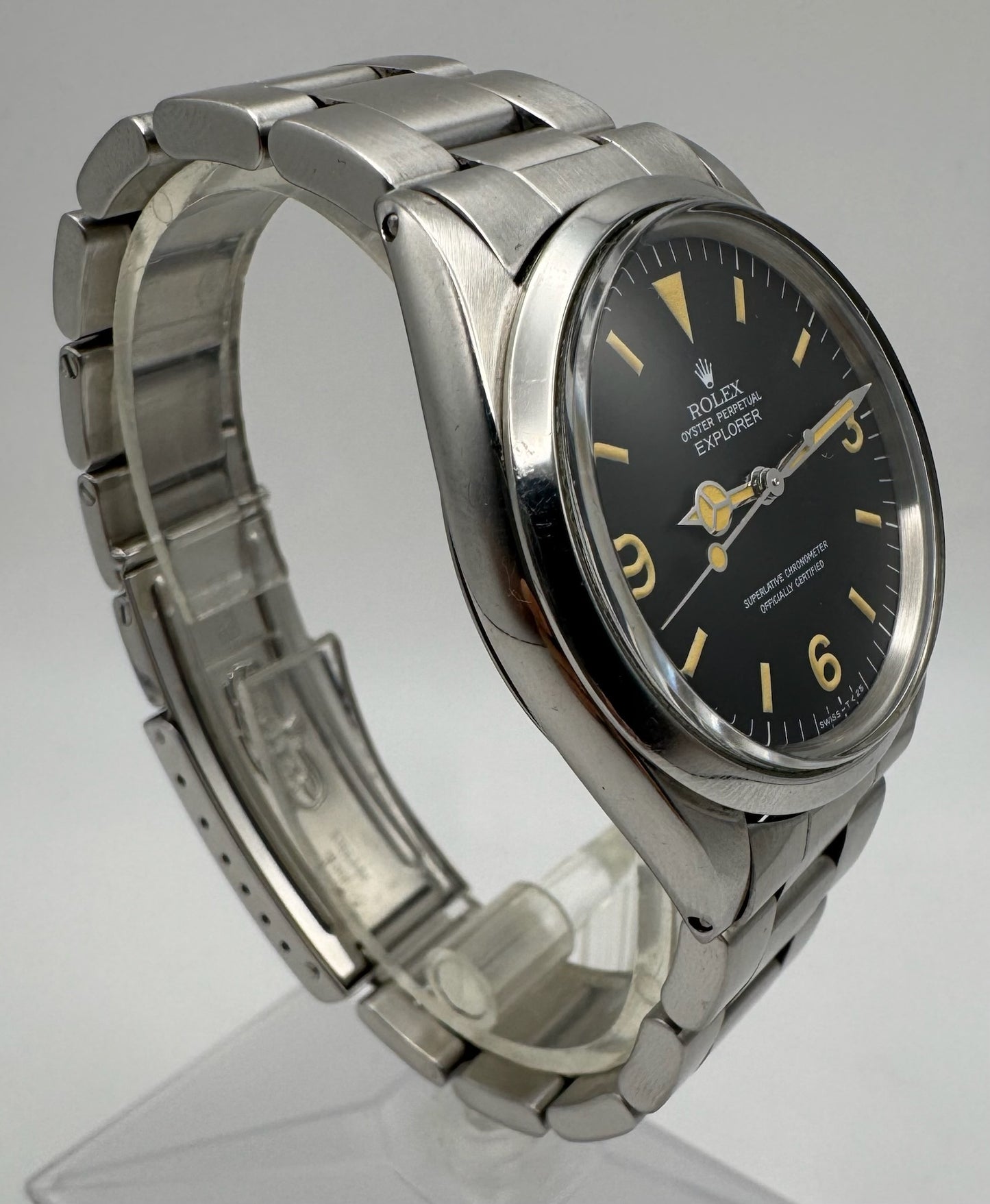 Rolex Explorer 1016 Yellow Patina Service Dial 1971