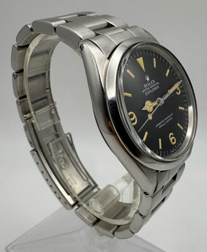 Rolex Explorer 1016 Yellow Patina Service Dial 1971