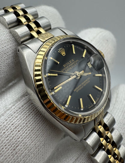 Rolex Lady-Datejust 6917 2-Tone Black Dial 1978 (Serviced)