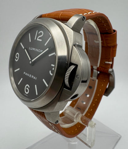 Panerai Luminor Base PAM116 Titanium Tobacco Dial 2002 (Full-Set/Serviced)