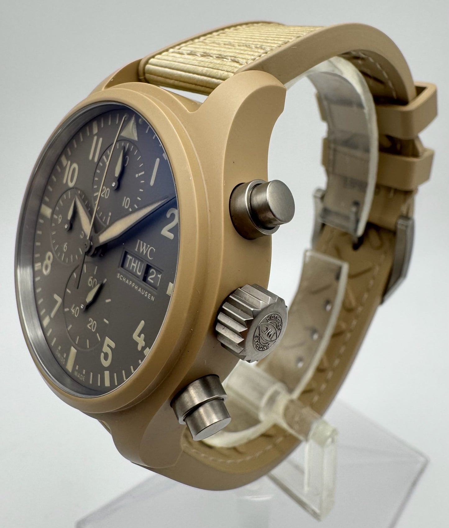 IWC Pilot Chronograph Top Gun 41 Mojave Desert 2024 (Full-Set/Mint)