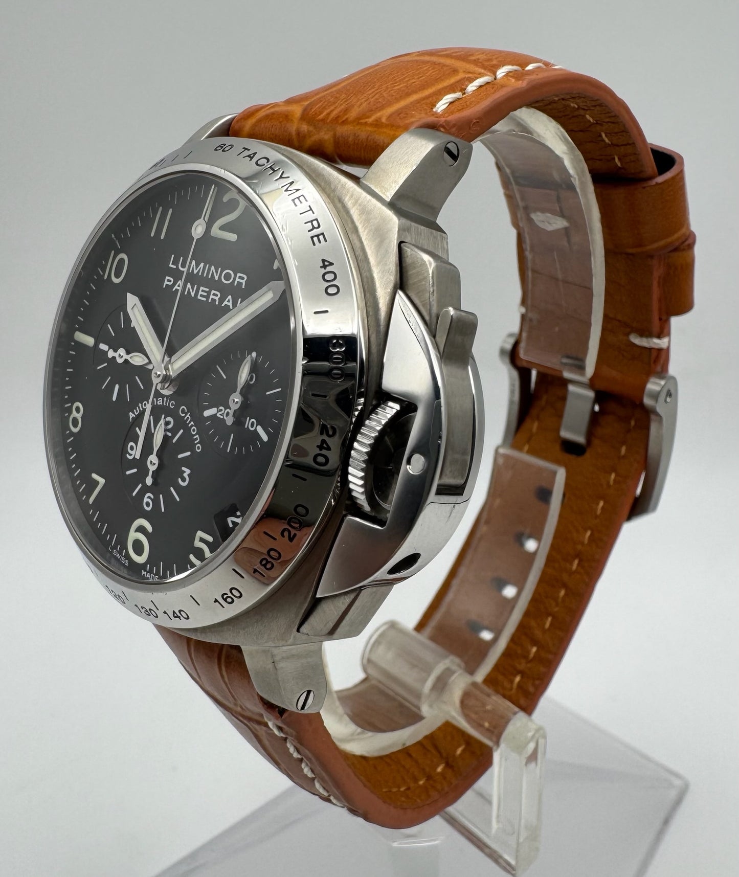 Panerai Luminor Chrono PAM00074 Titanium/Steel Zenith El Primero Movement 2002 (Full-Set/Serviced)