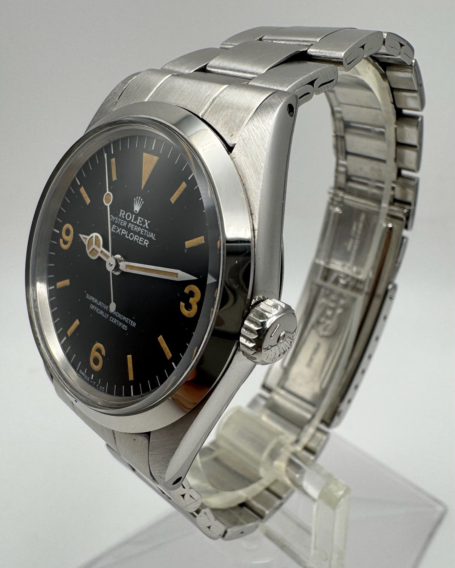 Rolex Explorer 1016 Pumpkin Patina 1965 (Box/Serviced)