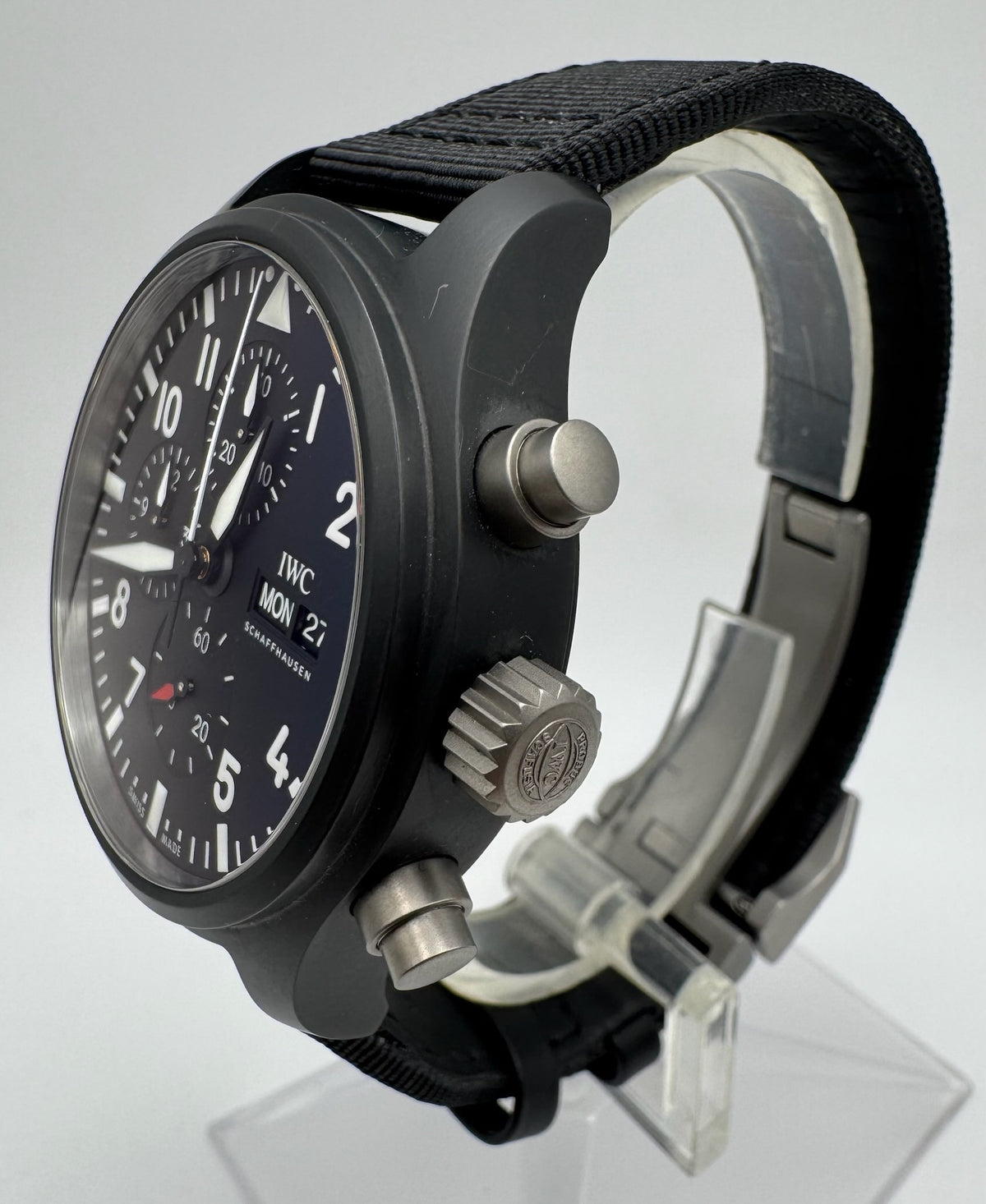 IWC Pilot Chronograph Top Gun IW389101 Black Dial Ceramic 44mm (Full-Set)
