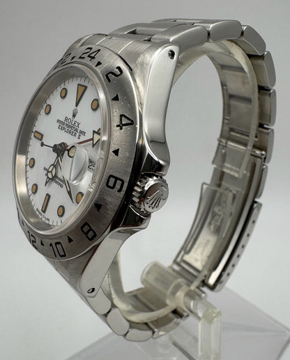 Rolex Explorer II 16570 Chicchi Di Mais Patina 1991 (Box)