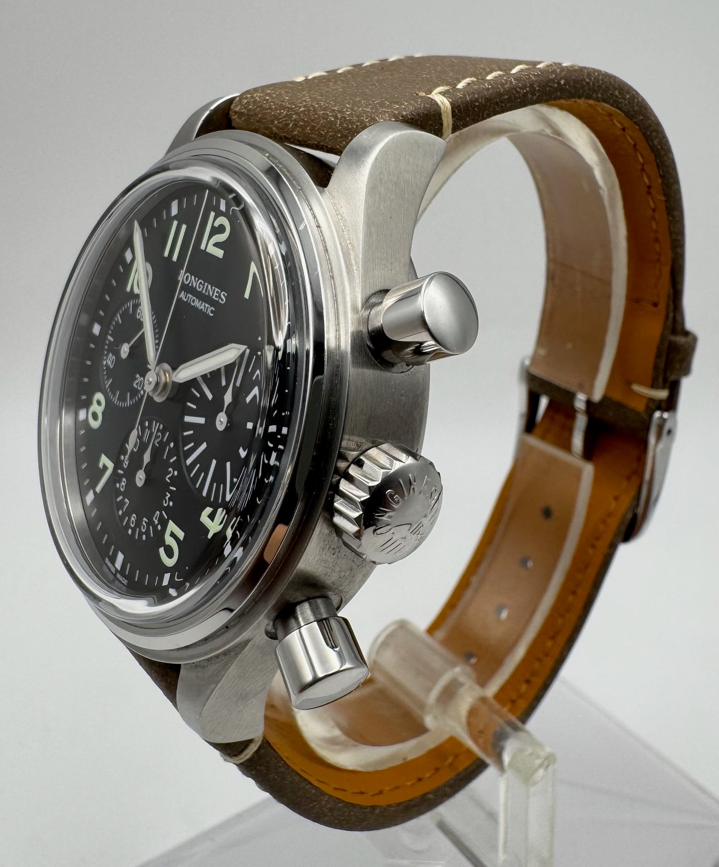 Longines Avigation Big Eye Chronograph Steel Automatic 2022 (Full-Set/Unpolished)