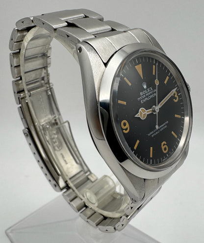 Rolex Explorer 1016 Pumpkin Patina 1965 (Box/Serviced)