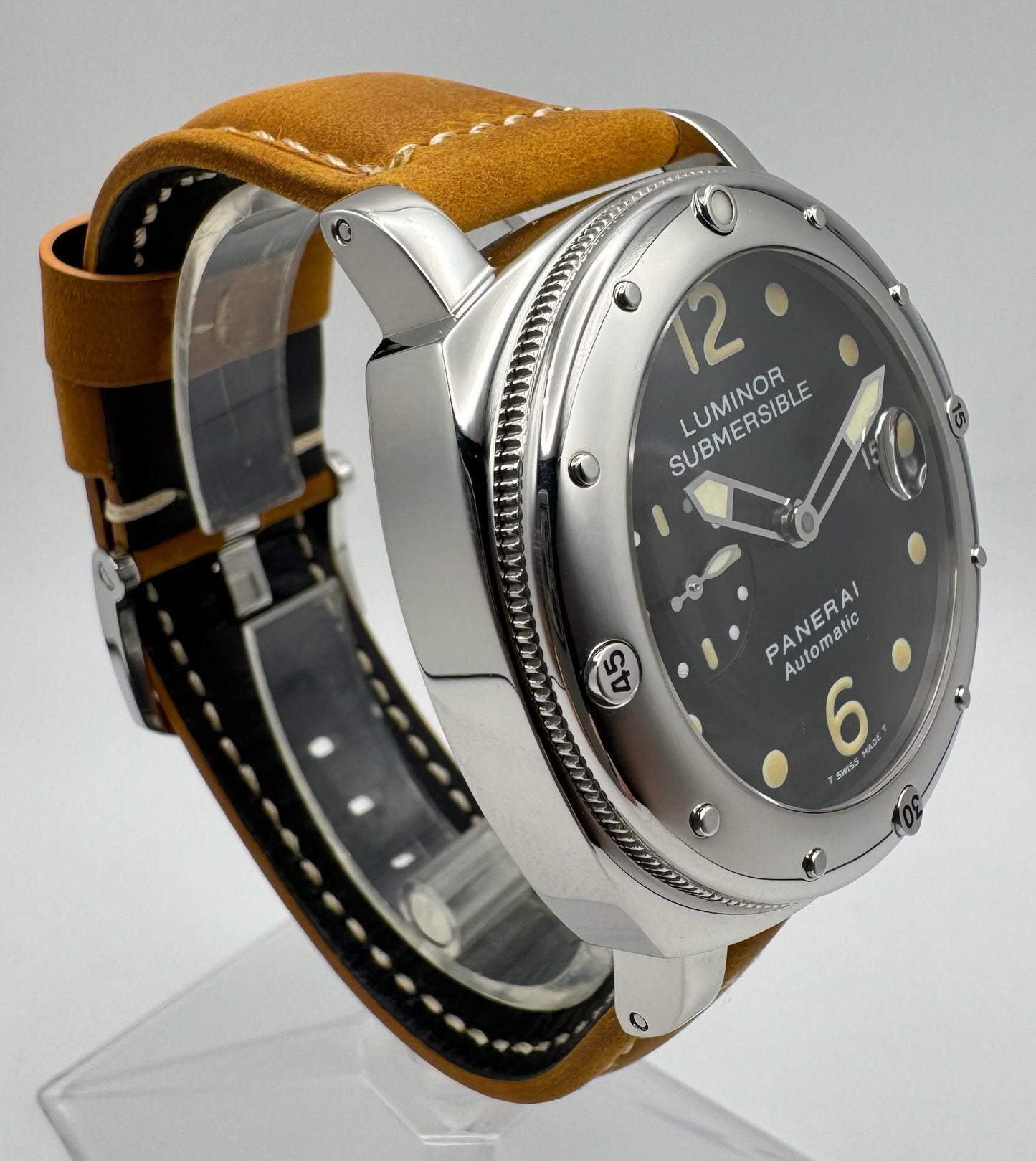 Panerai Luminor Submersible PAM24 A Series "Pica Sub" Tritium Dial Rare 1998 (Full-Set)