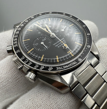 Omega Speedmaster Professional Moonwatch 105.012 Pumpkin Patina Step Dial Cal. 321 1965 (Unpolished)