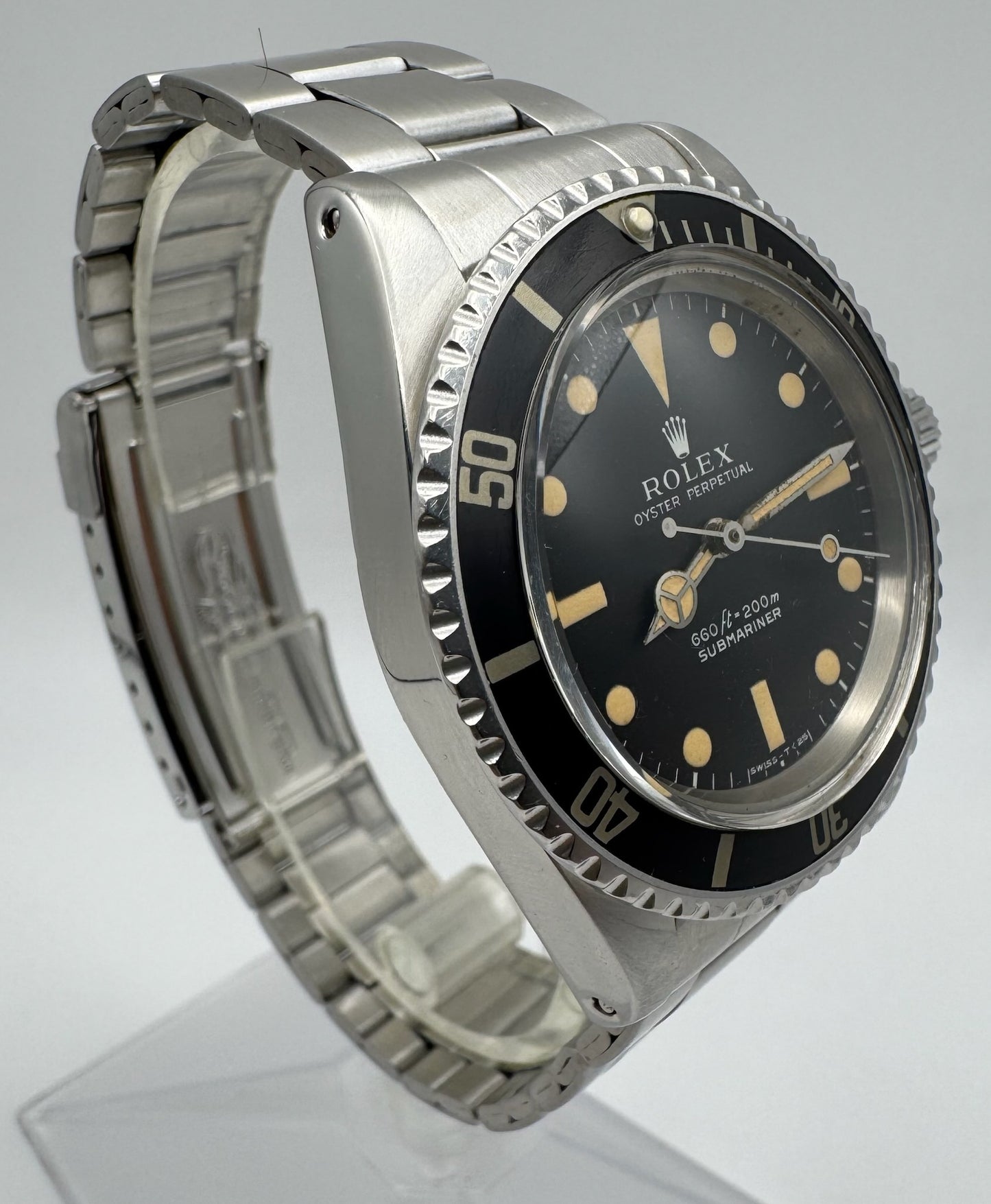 Rolex Submariner 5513 "Feet First" Pumpkin Patina 1972 (Full-Set/Serviced)