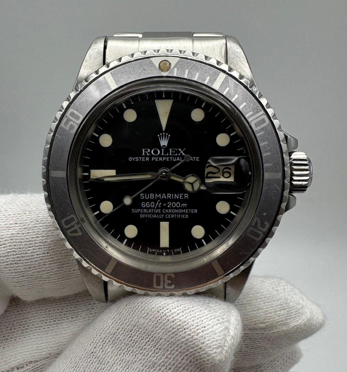 Rolex Submariner Date 1680 MK2 Ghost Bezel 1977