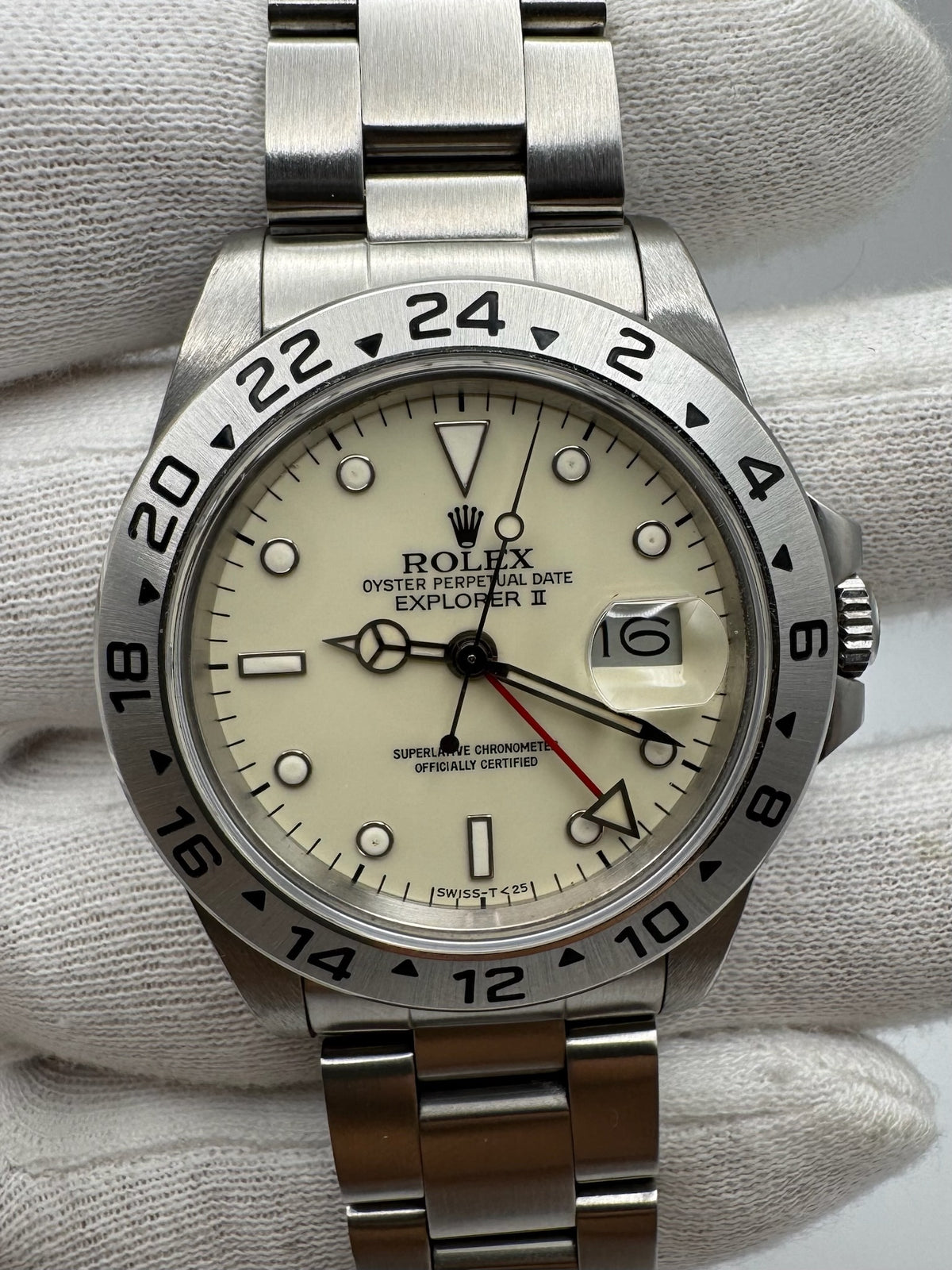 Rolex Explorer II 16550 Cream Dial 1985