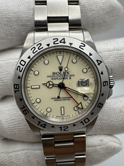 Rolex Explorer II 16550 Cream Dial 1985