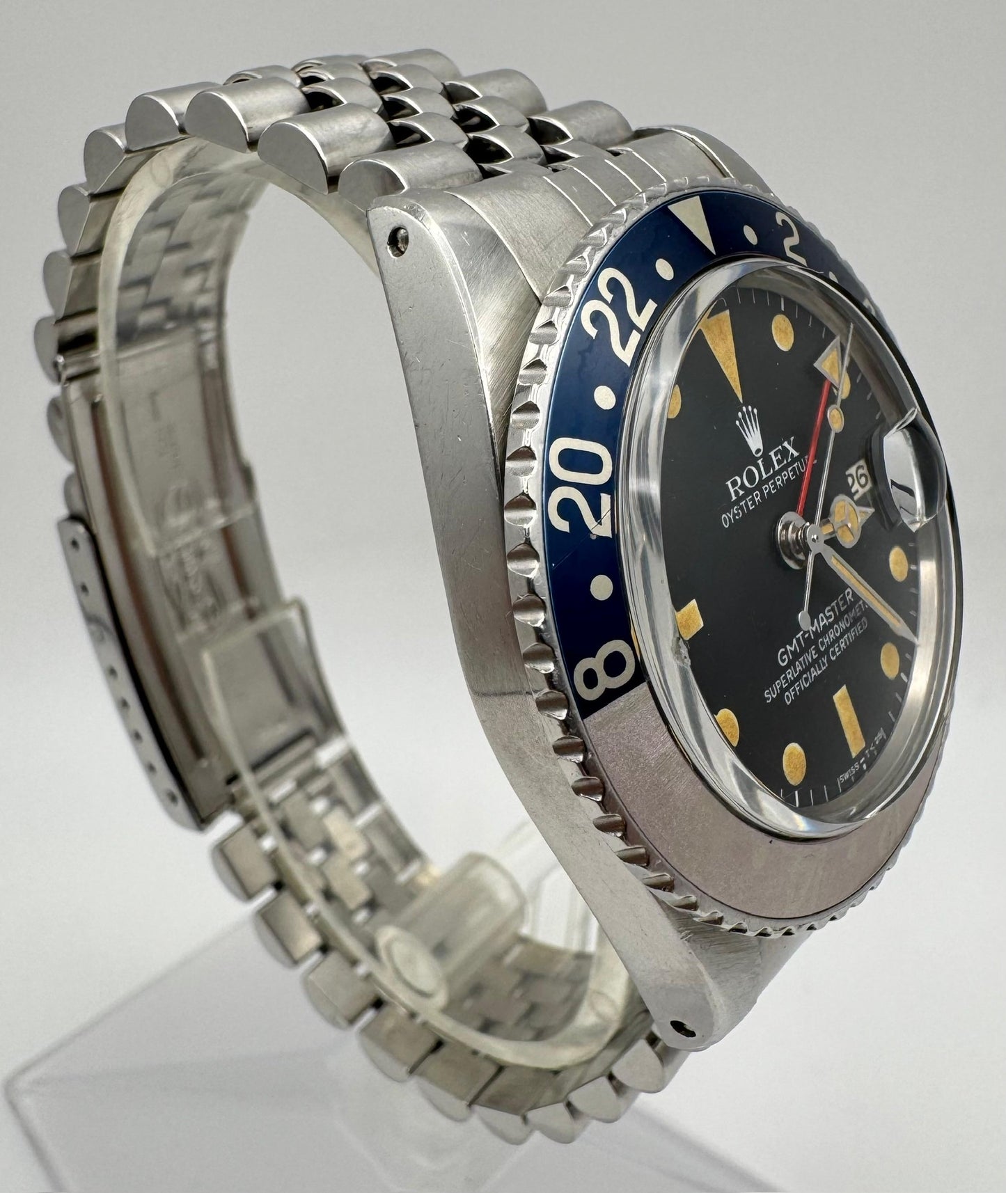 Rolex GMT-Master 1675 MK5 Pumpkin Patina Faded Red Pepsi Insert 1978 (Full-Set/Unpolished)