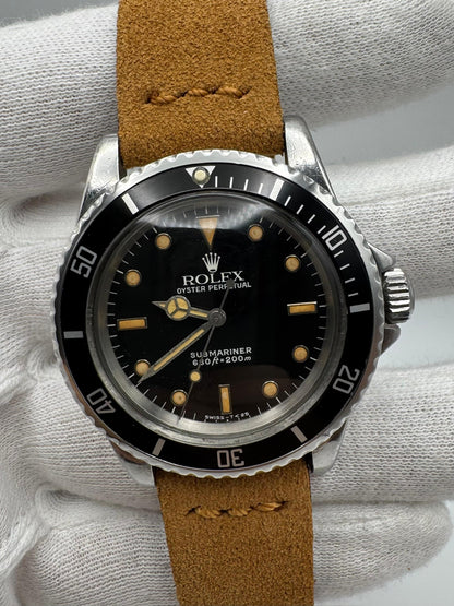 Rolex Submariner No Date 5513 Glossy Dial Pumpkin Lume 1965 (Serviced)