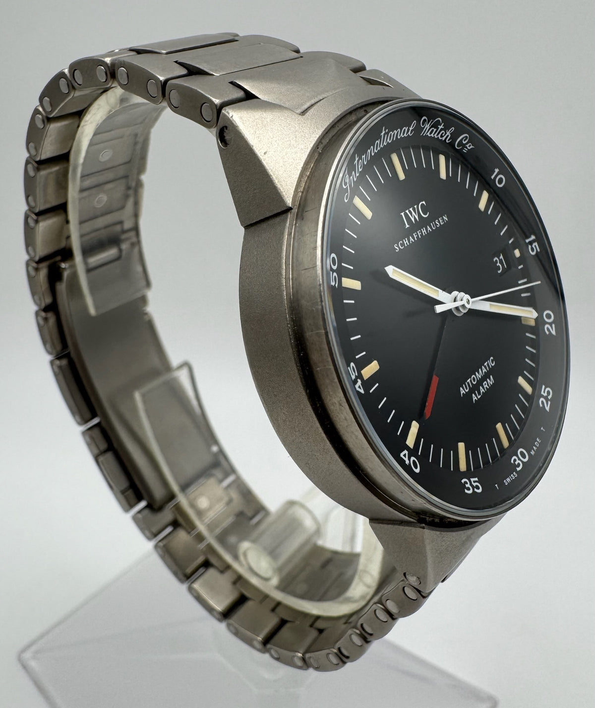 IWC GST Alarm 3537 Yellow Patina Tritium Dial 2002 (Full-Set/Unpolished)