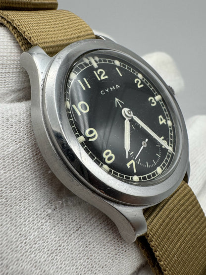 Cyma Dirty Dozen WWII Military 38 Service Dial 1943 (Unpolished)