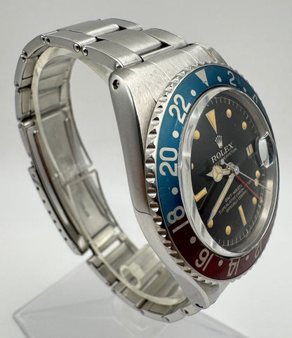 Rolex GMT-Master 1675 PCG Gilt Chapter Ring Pepsi 1960 (Full-Set/Serviced)