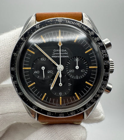 Omega Speedmaster Professional Moonwatch 105.012-65 Cal. 321 DON Bezel Pumpkin Patina 1965 (Unpolished/Serviced)
