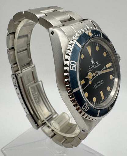 Rolex Submariner (No Date) 5513 Maxi Dial Pumpkin Patina Faded Insert 1979 (Full-Set/Serviced)