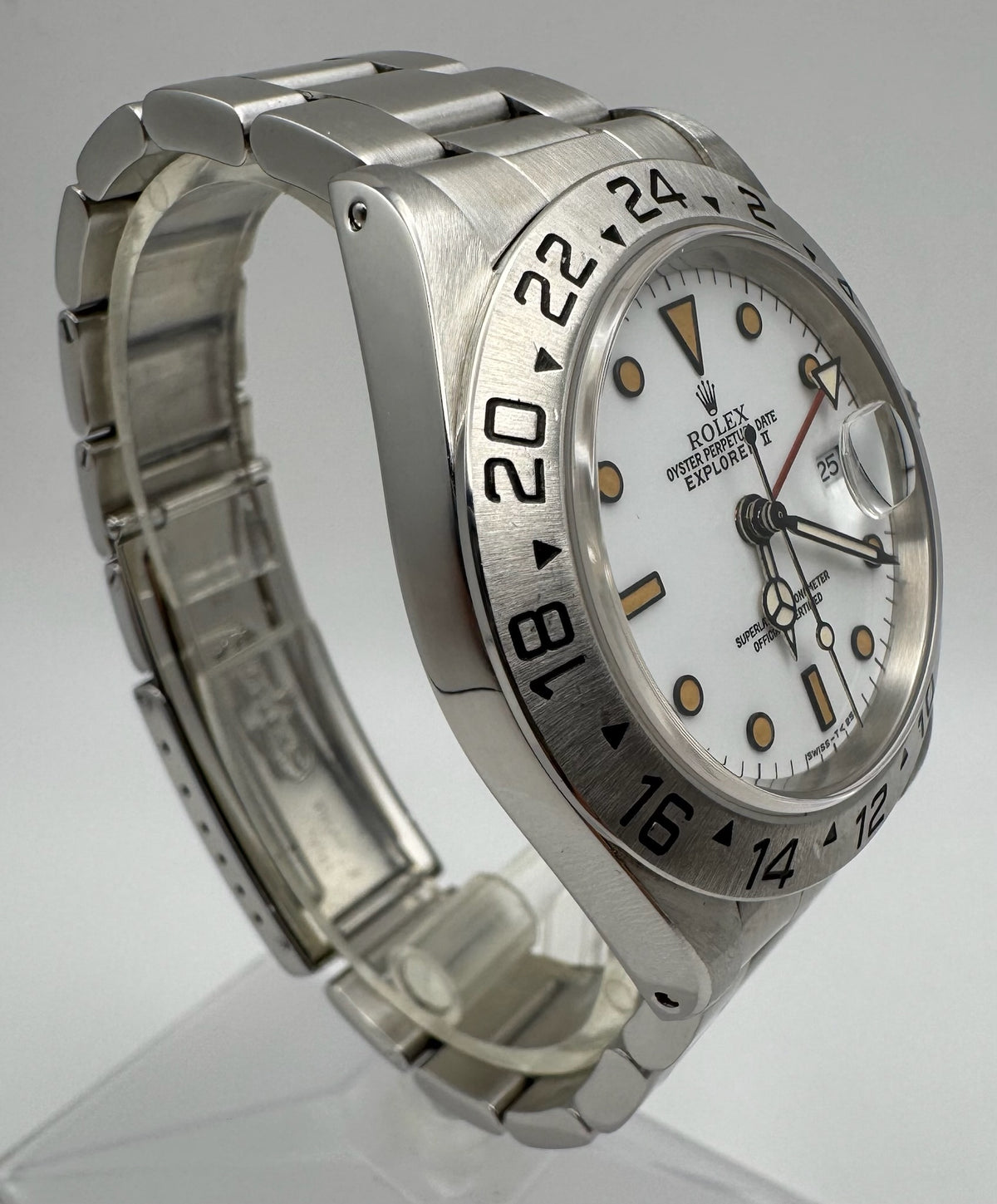 Rolex Explorer II 16570 Chicchi Di Mais Patina 1991 (Box)