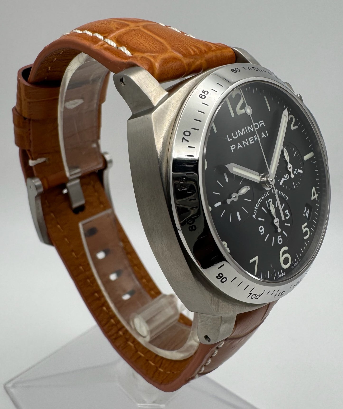 Panerai Luminor Chrono PAM00074 Titanium/Steel Zenith El Primero Movement 2002 (Full-Set/Serviced)