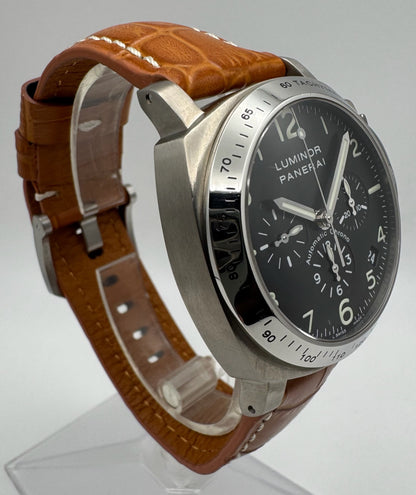 Panerai Luminor Chrono PAM00074 Titanium/Steel Zenith El Primero Movement 2002 (Full-Set/Serviced)