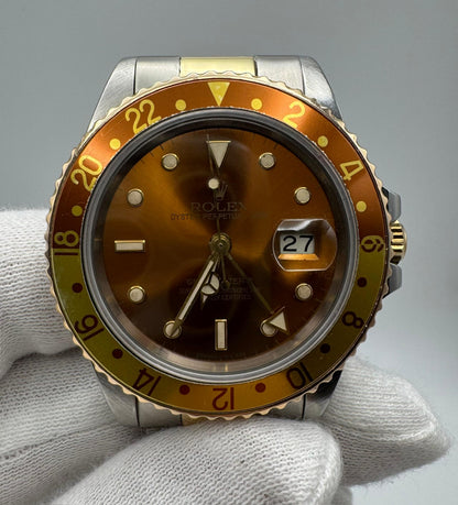 Rolex GMT-Master II 16713 Rootbeer 2 Tone 1984 (Serviced)