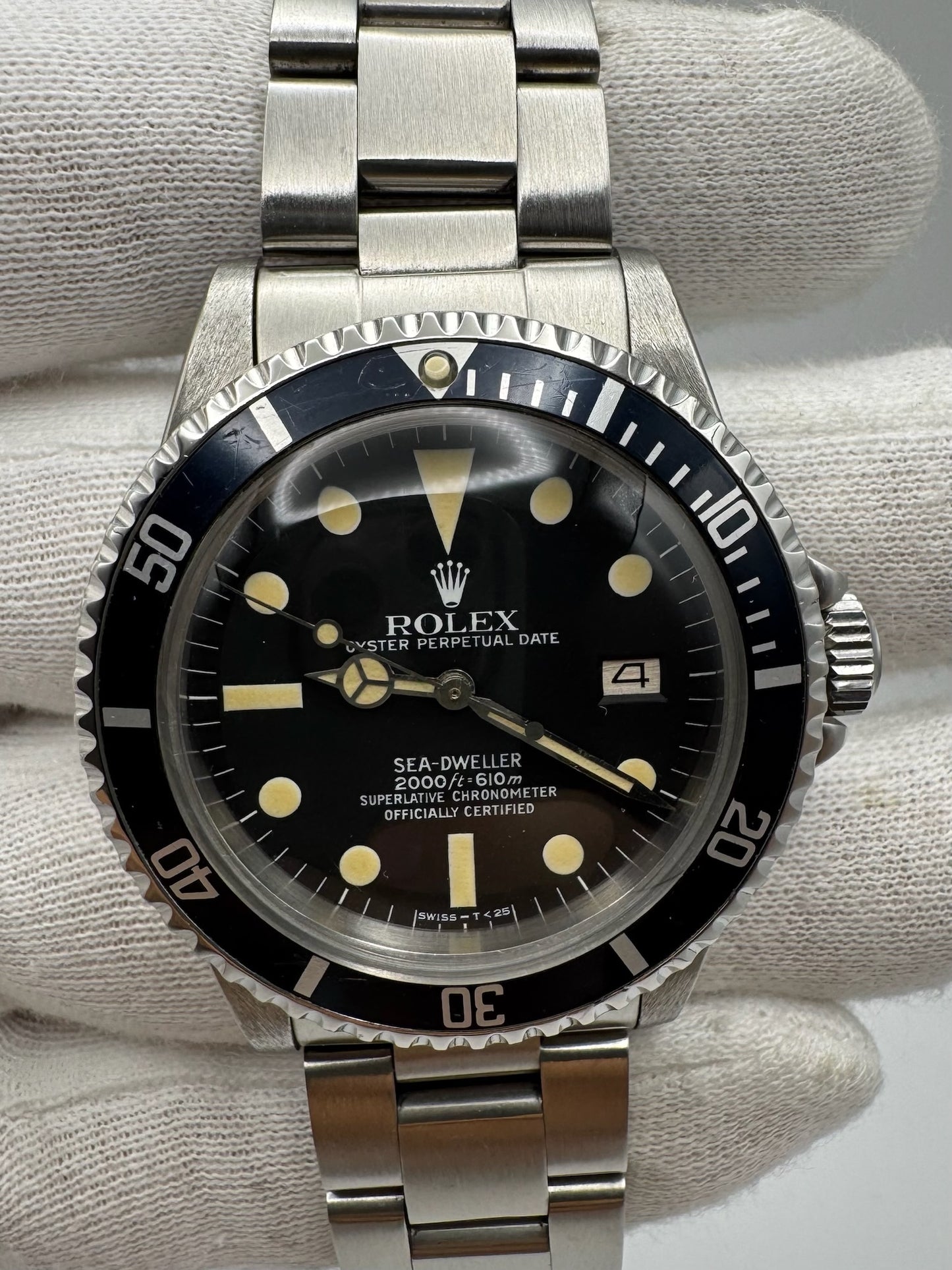 Rolex Sea-Dweller 1665 Great White Yellow Patina 1979 (Mint/Serviced)