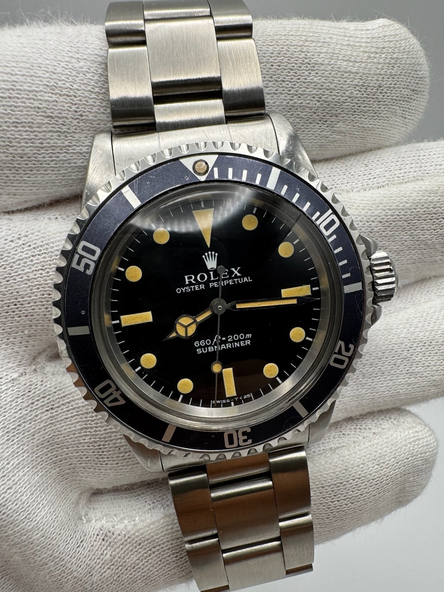 Rolex Submariner 5513 "Feet First" Heavy Patina 1971 (Serviced)