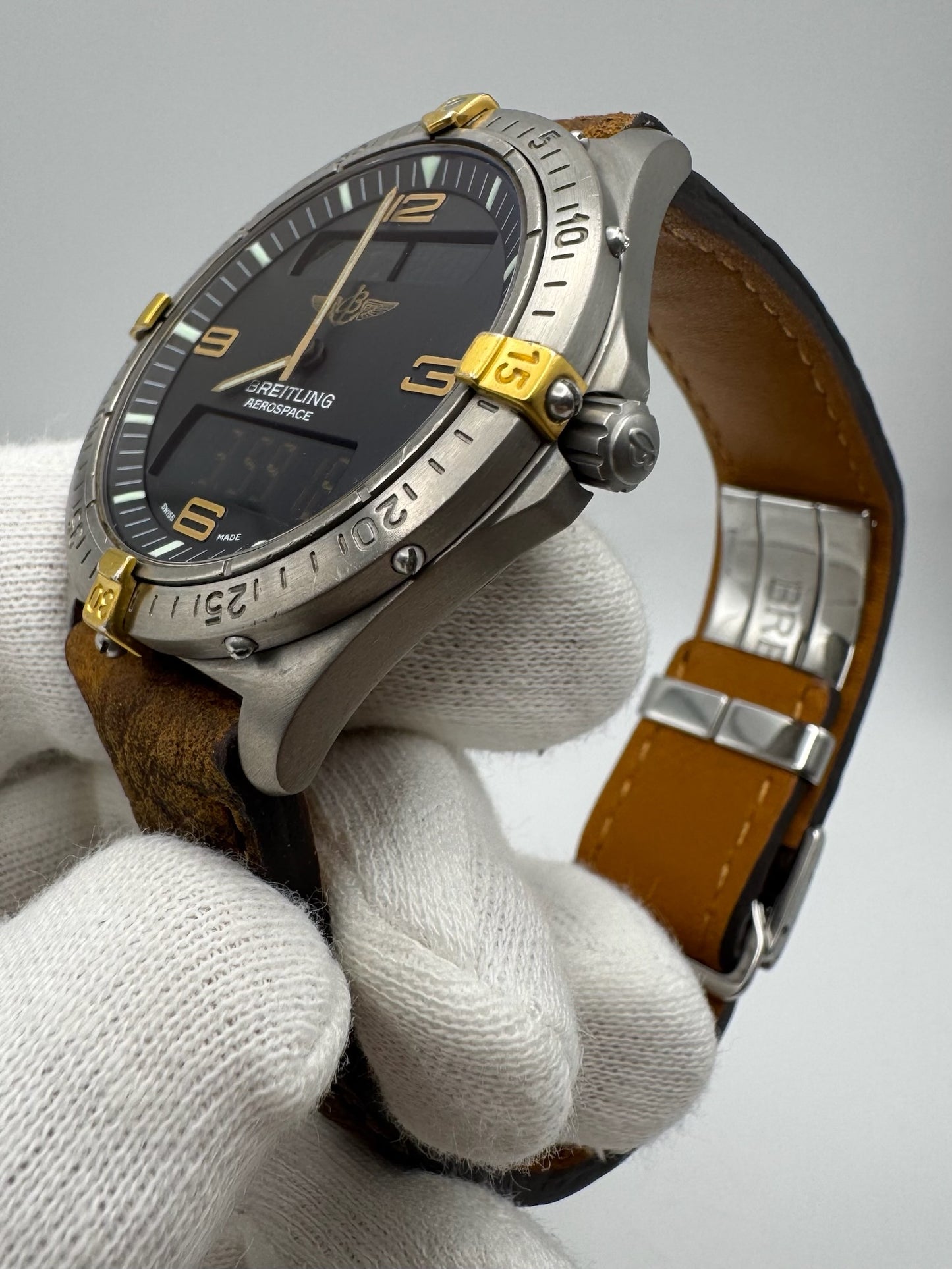 Breitling Aerospace F56062 Titanium 2-Tone Black Dial ~1995
