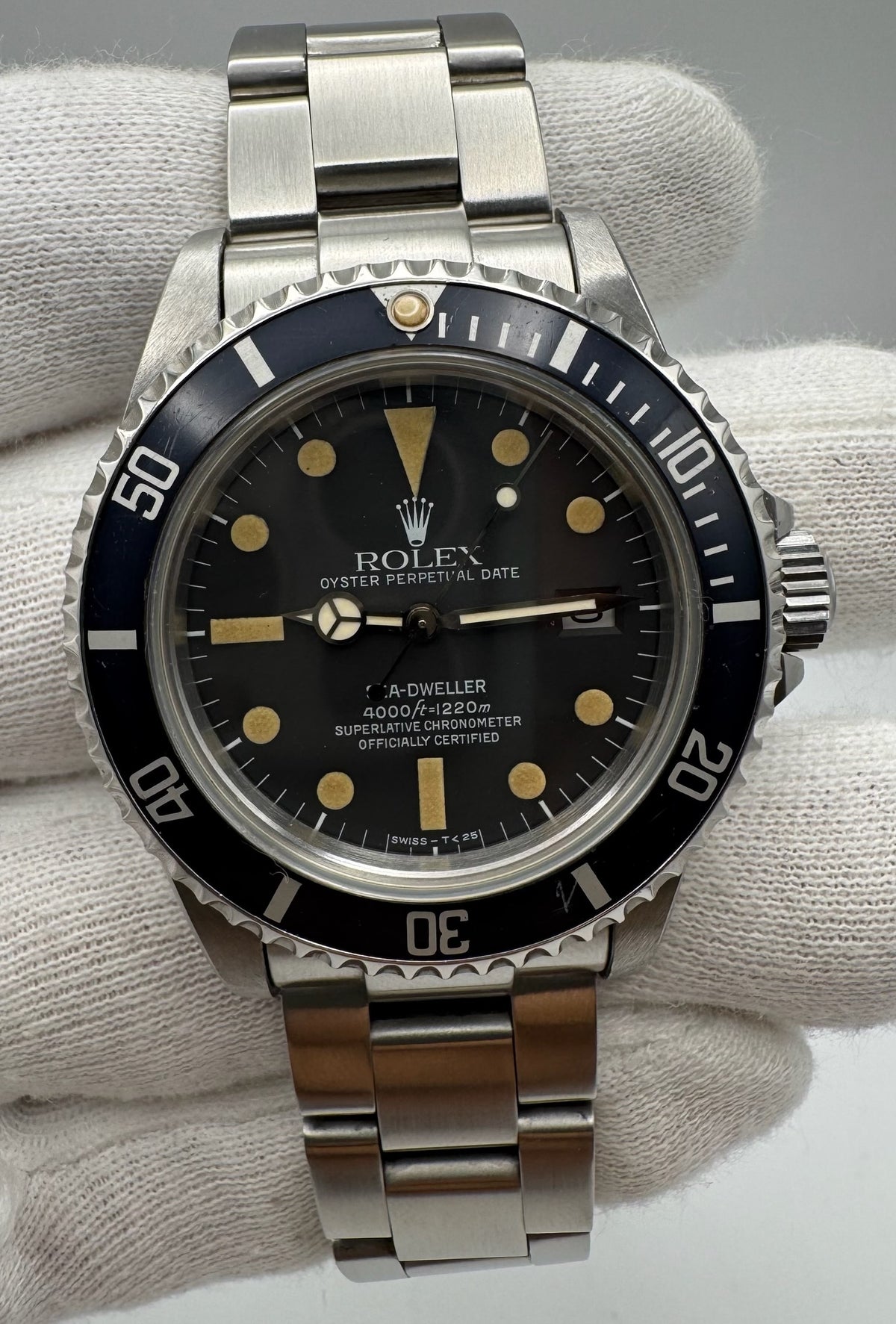 Rolex Sea-Dweller 16660 Matte Tropical Dial Pumpkin Patina 1983 (Full-Set/Serviced)