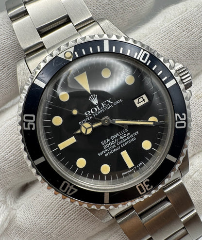 Rolex Sea-Dweller 1665 Great White Yellow Patina 1979 (Mint/Serviced)