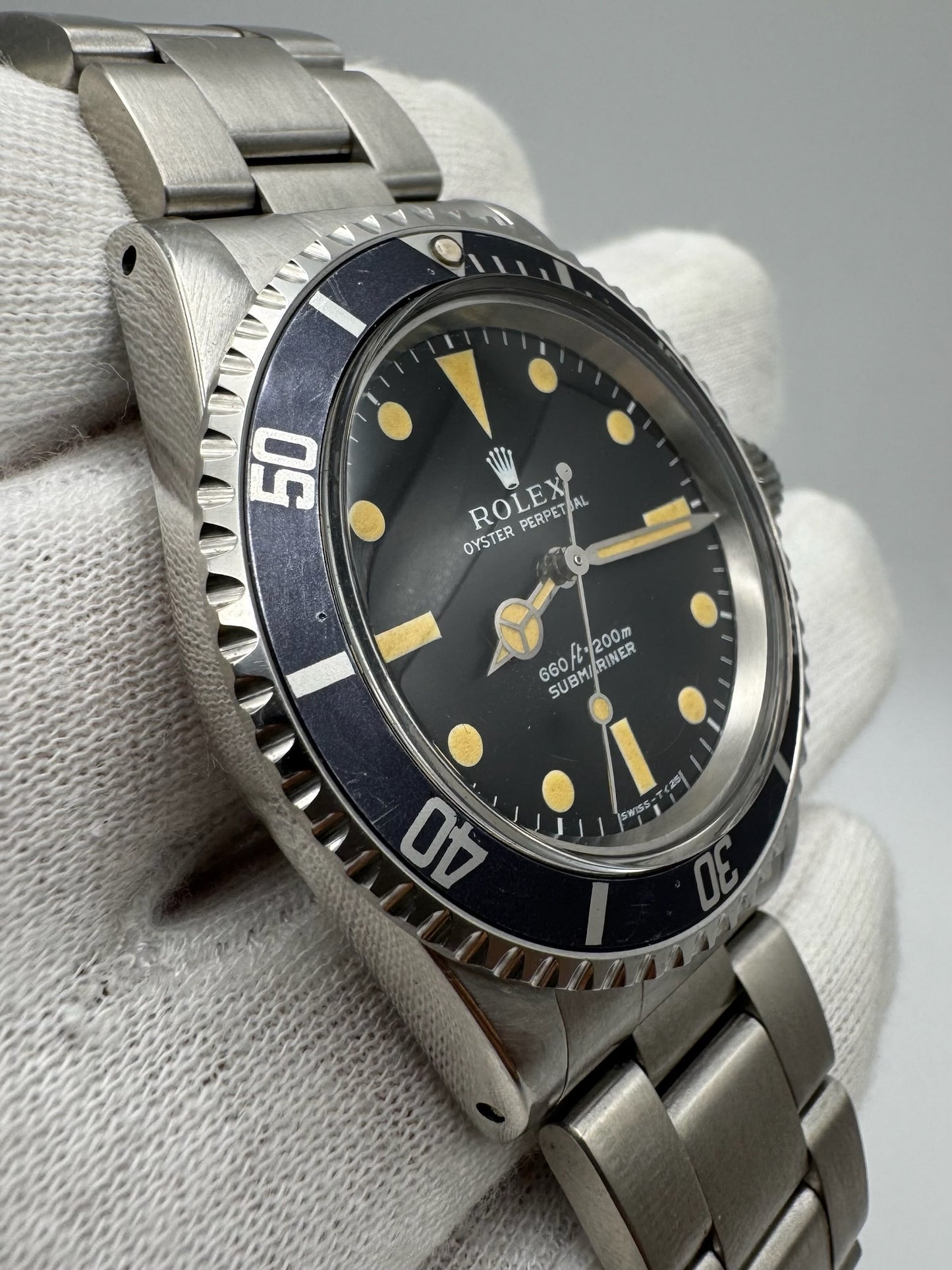 Rolex Submariner 5513 "Feet First" Heavy Patina 1971 (Serviced)